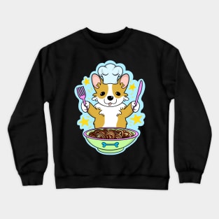 Cute Chef Corgi Crewneck Sweatshirt